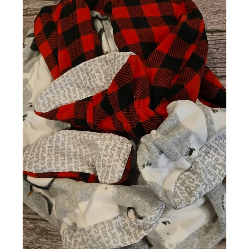 Carters 4T Set Of 2 Sleepers NWT Zipper Closure No Slip Footie Bottoms (226)